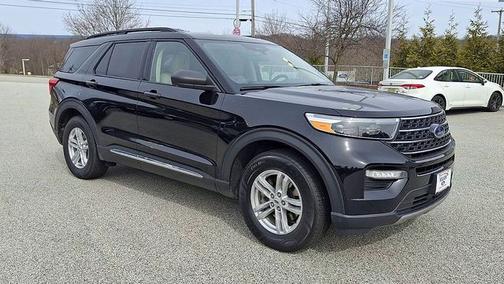 AGATE BLACK METALLIC 2021 Ford Explorer XLT