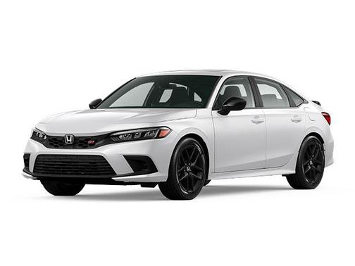 Platinum White Pearl 2023 Honda Civic Si Base