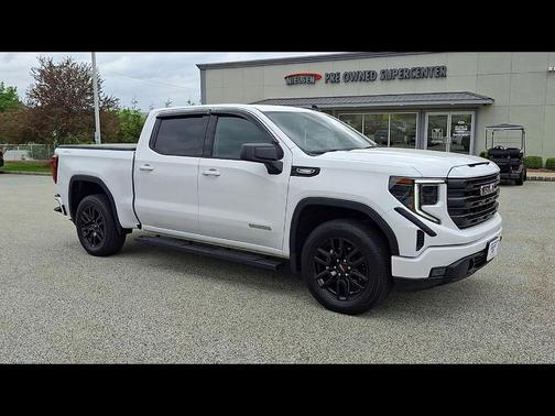 Summit White 2025 GMC Sierra 1500 Elevation