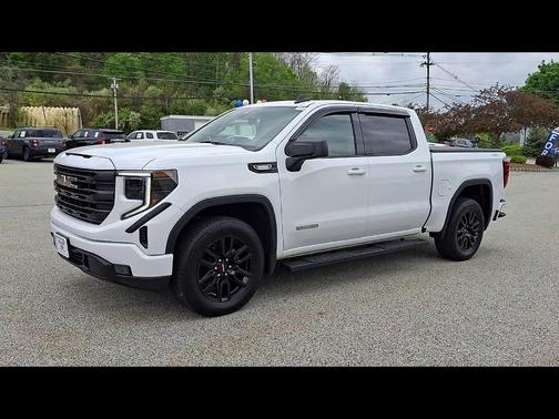 Summit White 2025 GMC Sierra 1500 Elevation
