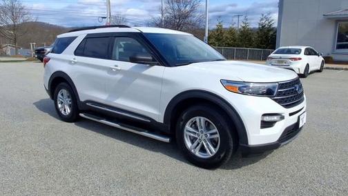 STAR WHITE MET TRI-COAT 2021 Ford Explorer XLT
