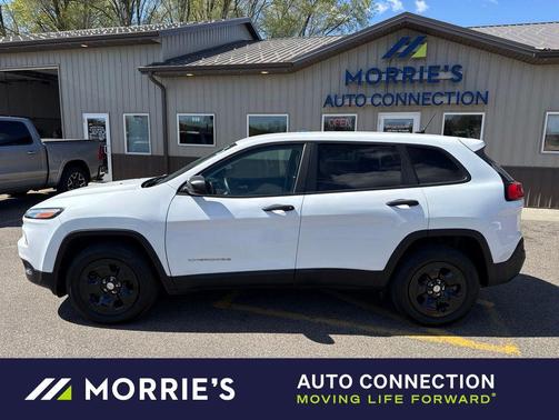 Bright White Clearcoat 2017 Jeep Cherokee Sport