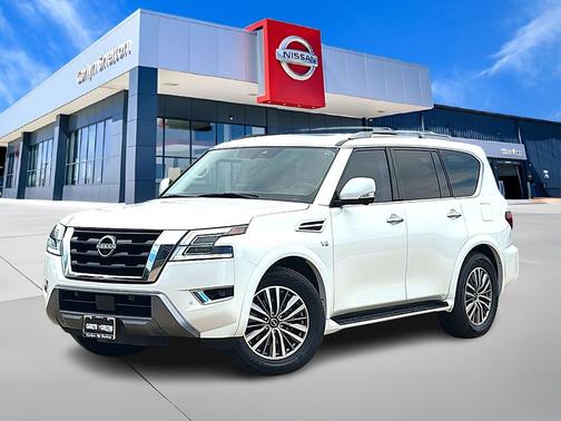 Aspen White TriCoat Pearl 2022 Nissan Armada SL 2WD