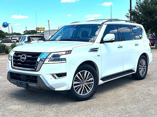 Aspen White TriCoat Pearl 2022 Nissan Armada SL 2WD