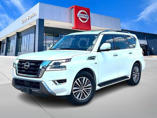 Aspen White TriCoat Pearl 2022 Nissan Armada SL 2WD