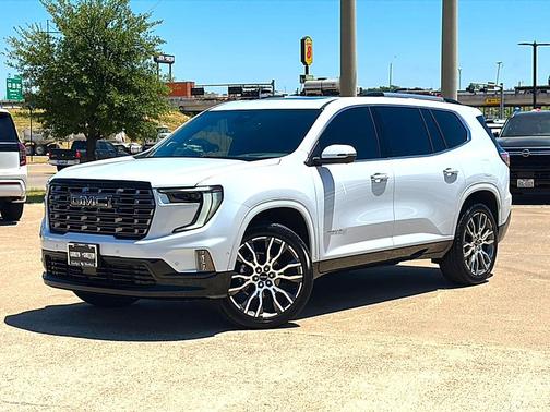 Glacier White Tricoat 2026 GMC Acadia Denali