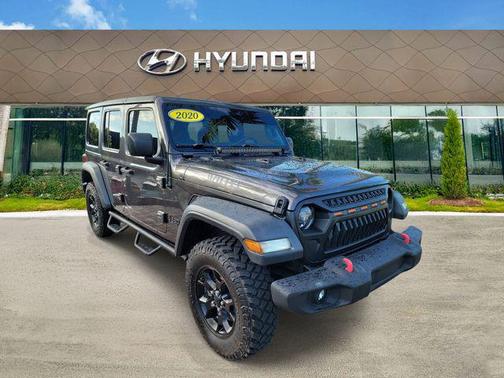 Granite Crystal Metallic Clearcoat 2020 Jeep Wrangler Unlimited Willys 4x4