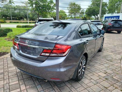 Gray 2015 Honda Civic EX-L