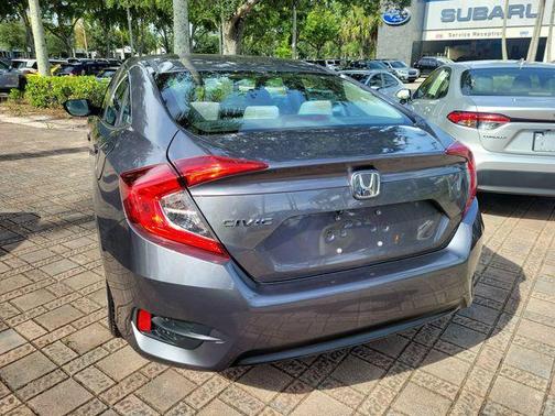 Modern Steel Metallic 2017 Honda Civic LX
