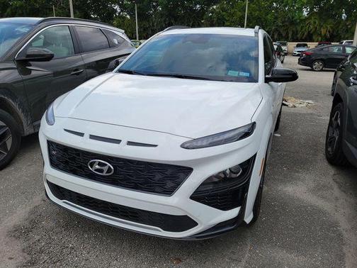 Lunar White 2023 Hyundai KONA N Line
