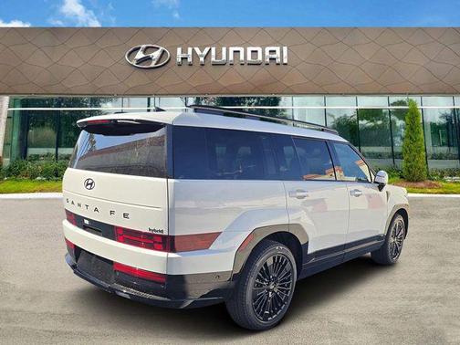 Serenity White 2026 Hyundai SANTA FE HEV Calligraphy