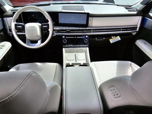 Serenity White 2026 Hyundai SANTA FE HEV Calligraphy