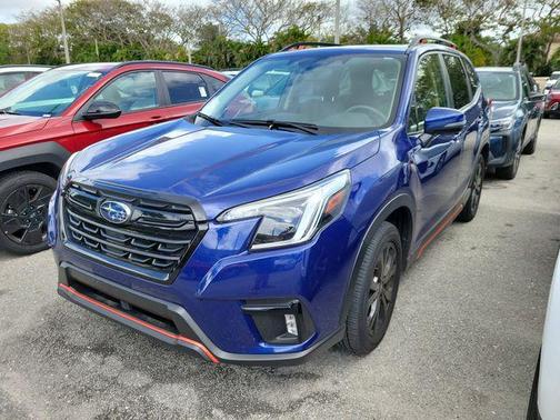 Sapphire Blue Pearl 2023 Subaru Forester Sport