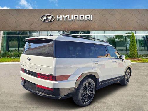 Serenity White 2027 Hyundai SANTA FE HEV Calligraphy