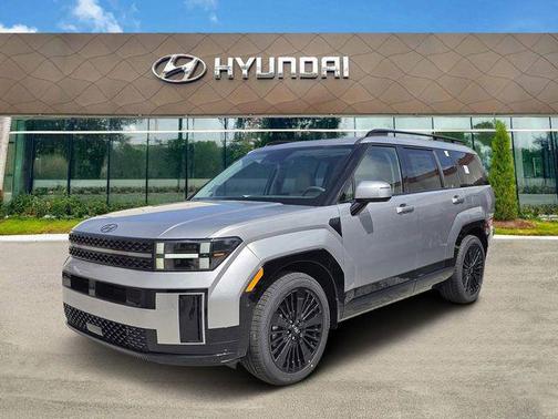 Shimmering Silver 2026 Hyundai SANTA FE HEV Calligraphy