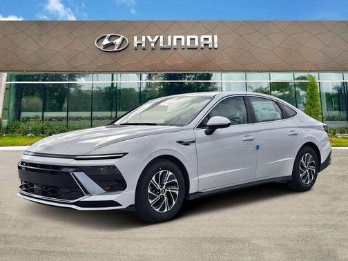 Serenity White 2026 Hyundai SONATA Hybrid Base