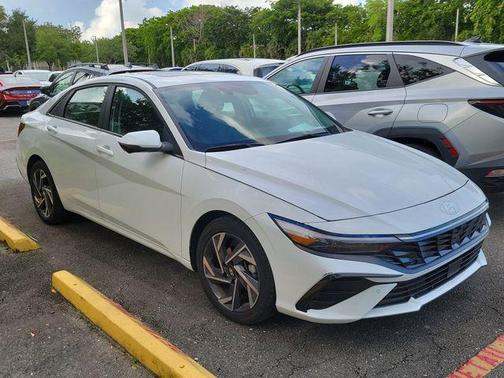 Serenity White 2024 Hyundai ELANTRA Limited