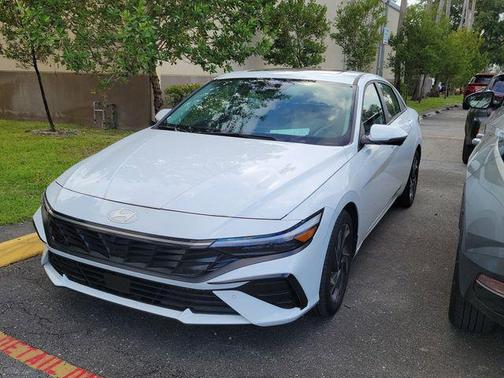 Serenity White 2024 Hyundai ELANTRA Limited