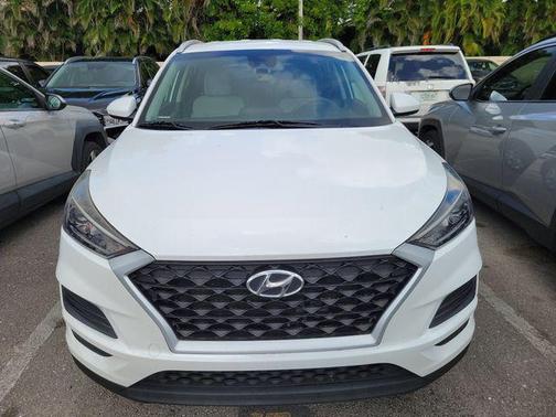 White Cream 2021 Hyundai TUCSON Value