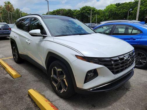 White Pearl 2024 Hyundai TUCSON Hybrid Limited