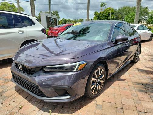 Gray 2024 Honda Civic EX-L