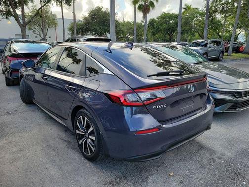 Gray 2024 Honda Civic EX-L