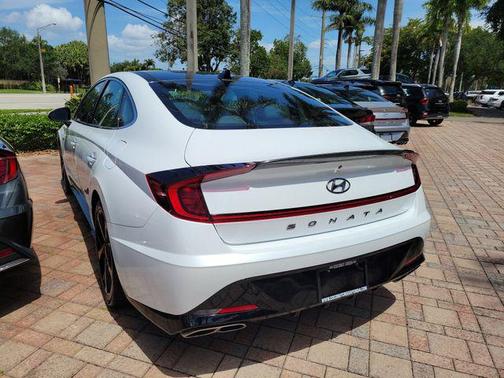 Quartz White 2022 Hyundai SONATA N Line Night Edition