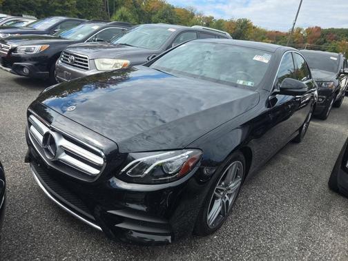Black 2019 Mercedes-Benz E-Class 4MATIC
