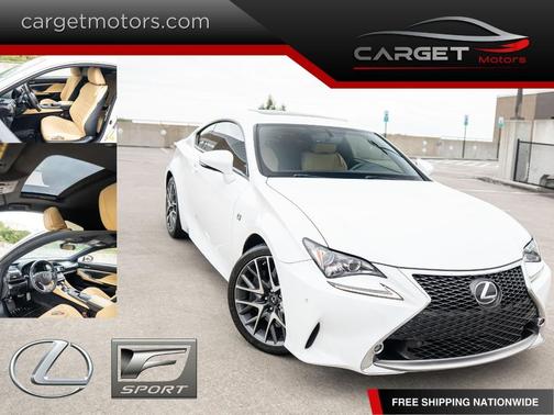 White 2015 Lexus RC 350 Base