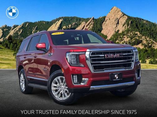 Volcanic Red 2023 GMC Yukon SLT