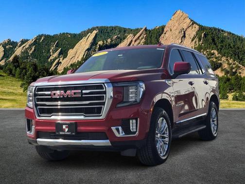 Volcanic Red 2023 GMC Yukon SLT
