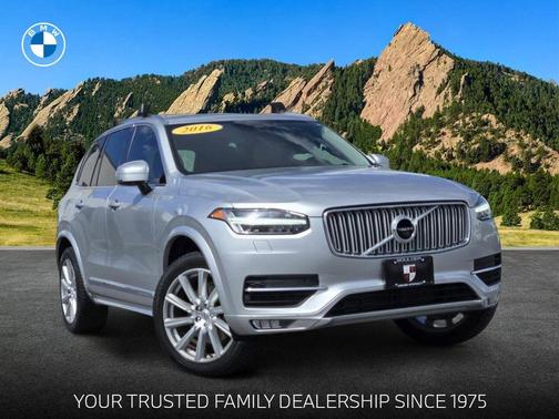 Bright Silver Metallic 2016 Volvo XC90 T6 Inscription