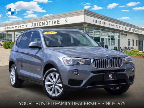 Space Gray Metallic 2016 BMW X3 xDrive28i
