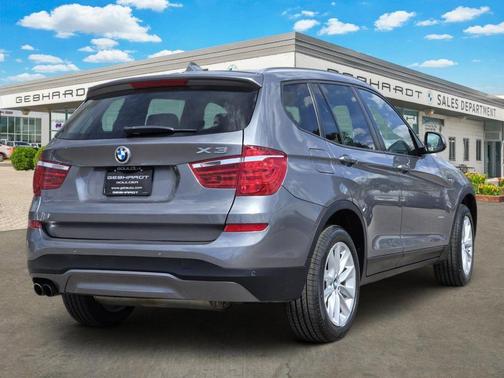 Space Gray Metallic 2016 BMW X3 xDrive28i