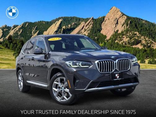 Dark Graphite Metallic 2024 BMW X3 xDrive30i