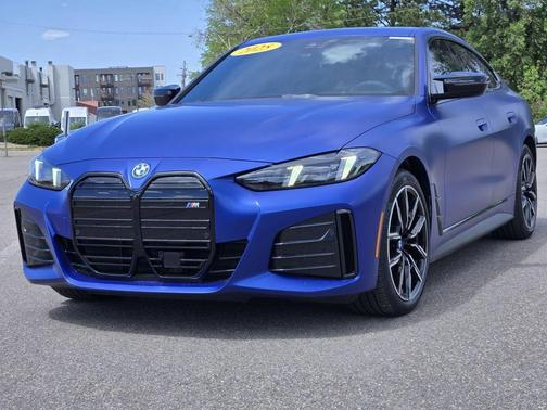 Frozen Portimao Blue Metallic 2025 BMW i4 Gran Coupe M50