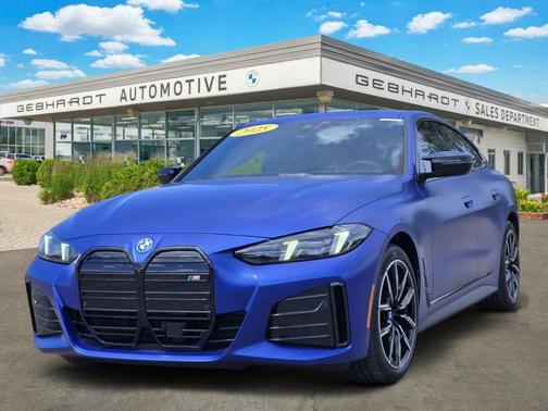 Frozen Portimao Blue Metallic 2025 BMW i4 Gran Coupe M50