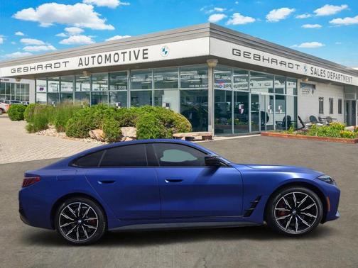 Frozen Portimao Blue Metallic 2025 BMW i4 Gran Coupe M50