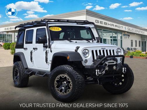Bright White Clearcoat 2016 Jeep Wrangler Unlimited Sport