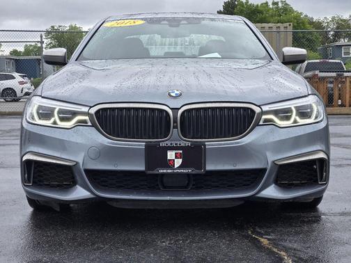 Bluestone Metallic 2018 BMW M550 i xDrive