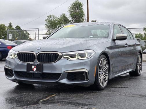 Bluestone Metallic 2018 BMW M550 i xDrive