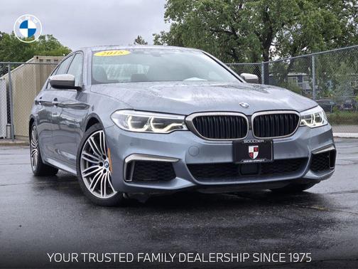 Bluestone Metallic 2018 BMW M550 i xDrive