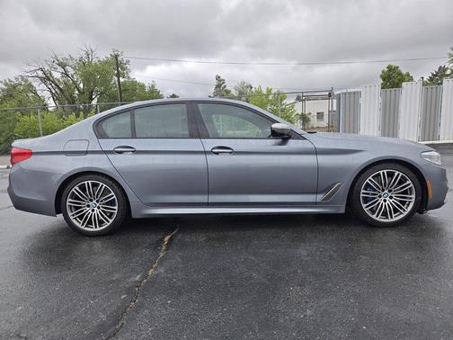 Bluestone Metallic 2018 BMW M550 i xDrive