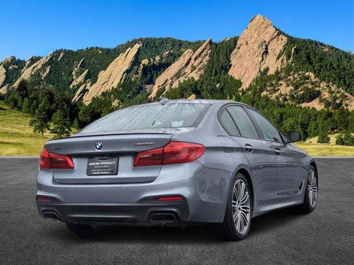 Bluestone Metallic 2018 BMW M550 i xDrive
