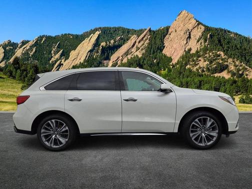 White Diamond Pearl 2017 Acura MDX 3.5L w/Technology Package