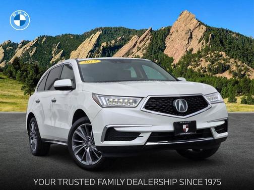 White Diamond Pearl 2017 Acura MDX 3.5L w/Technology Package SUV