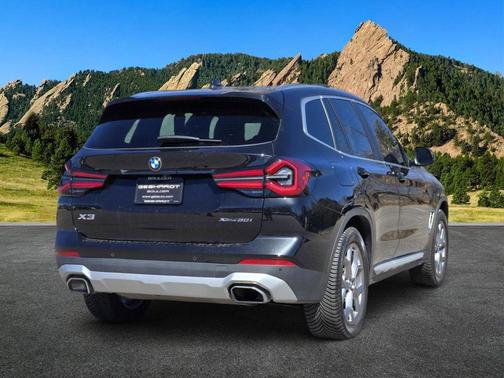 Black Sapphire Metallic 2023 BMW X3 xDrive30i