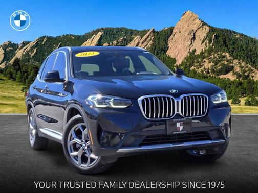 Black Sapphire Metallic 2023 BMW X3 xDrive30i