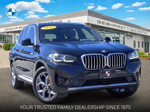 Black Sapphire Metallic 2023 BMW X3 xDrive30i