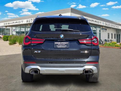 Black Sapphire Metallic 2023 BMW X3 xDrive30i